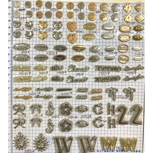 Etiqueta de Metal Personalizada, Etiqueta Decorativa Redonda y Triangular de Aleación de Metal Plateado y Dorado para Prendas de Vestir, Bolsos, Gorras - Product Image 5