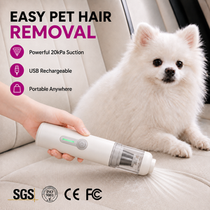 Handheld USB Rechargeable 3-Speed <b>Portable</b> Car <b>Vacuum</b> Cleaner 20kPa Powerful Suction Lightweight <b>Vacuum</b> for Car & Home - Product Image 1