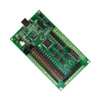 Carte de contrôle de mouvement CNC 3 axes 4 axes verte 200 kHz avec interface USB Mach 3 Breakout Board