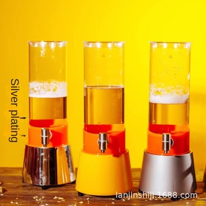 Distributeur de boissons en acier inoxydable <span class=keywords><strong>avec</strong></span> filtre céramique, tube à glace intégré, tour de bière et de jus en libre-service, conception séparée haut/bas - Product Image 4