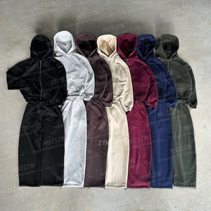 Custom Manufacturer Tracksuit Heavyweight Baggy Sweatpants and Hoodies Set <b>Jogging</b> <b>Suit</b> Oversized Blank Sweat <b>Suits</b> Manufacturer - Product Image 5
