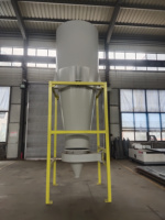 Grand séparateur cyclonique de poussière, séparateur cyclonique. Équipement de récupération de poudre pour la pulvérisation électrostatique, le recyclage et la réutilisation