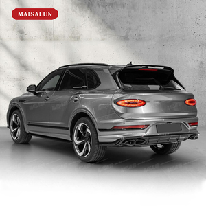 Kit de carrosserie de Style V8S en Fiber de carbone sec de <span class=keywords><strong>prix</strong></span> usine pour <span class=keywords><strong>Bentley</strong></span> <span class=keywords><strong>Bentayga</strong></span> Kit de carrosserie de jupes latérales de capot de diffuseur arrière de lèvre avant - Product Image 6
