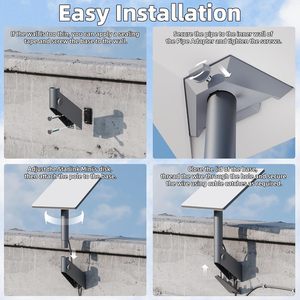 <span class=keywords><strong>Kit</strong></span> de montage mural réglable pour Starlink avec adaptateur de tuyau pour Starlink - Product Image 6