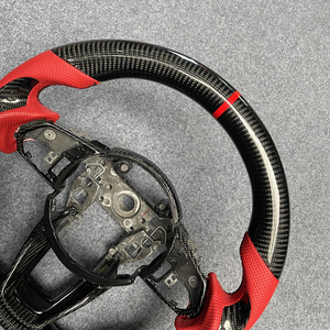 <span class=keywords><strong>Volant</strong></span> sport en cuir personnalisé <span class=keywords><strong>de</strong></span> qualité supérieure avec grip pour le pouce en fibre <span class=keywords><strong>de</strong></span> carbone véritable pour Acura TLX 2021-2025 - Product Image 3
