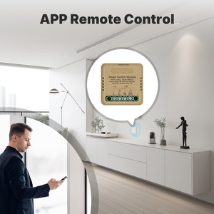 Interruptor WiFi Inalámbrico Tuya <span class=keywords><strong>Mini</strong></span> <span class=keywords><strong>de</strong></span> 1, 2, 3 y 4 Canales, Interruptor <span class=keywords><strong>de</strong></span> Luz Inteligente MOES <span class=keywords><strong>de</strong></span> 1 y 2 Vías para Automatización del Hogar Inteligente - Product Image 3
