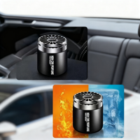 Baume Solide Désodorisant Voiture Parfum Longue Durée Diffuseur de Parfum pour Tableau de Bord Rechargeable Aromathérapie