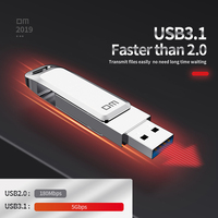 Unidad Flash USB 3.2 Tipo C Original de 256 GB OEM/ODM 1G 8G 16G 64G 128G con Nueva Interfaz 3.0