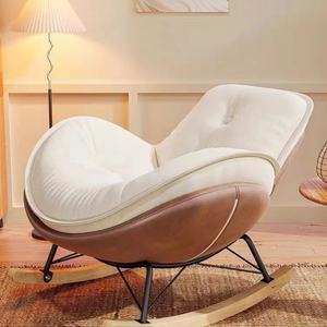 เก้าอี้โยกเพนกวินสำหรับพักผ่อน เก้าอี้โยกสำหรับผู้ใหญ่ ห้องนั่งเล่น ระเบียงบ้าน เก้าอี้โยกแบบสบายๆ สำหรับใช้ในบ้าน - Product Image 6