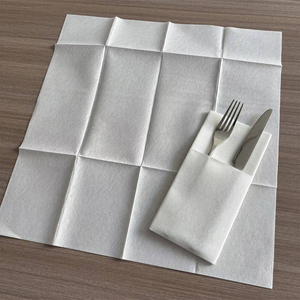 <span class=keywords><strong>Serviettes</strong></span> en papier Airlaid jetables <span class=keywords><strong>pré</strong></span>-<span class=keywords><strong>pliées</strong></span> avec pochette pour couverts, aspect lin, pour dîner, mariage, fête, événement - Product Image 3