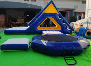 Sıcak satış yüzer kaya duvar şişme su tırmanma duvarı yat şişme su için şişme yüzer tırmanıcı duvar - Product Image 6