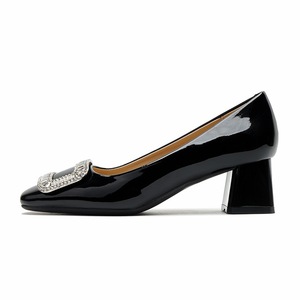 Chaussures Mary Jane confortables à bout carré et <span class=keywords><strong>talon</strong></span> moyen pour femme, avec boucle en strass, <span class=keywords><strong>talon</strong></span> de 5 cm - Product Image 4