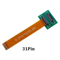 25 31 39 45 51 Pin 0,3mm Adaptador de conector de placa de extensión de paso con FFC FPC Cable plano flexible Longitud 60mm