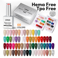 AS 15 ml TPO Sans Gel Couleur Fabricant Marque Privée Naturel HEMA Sans Kit de Vernis Gel Créez Votre Propre Marque