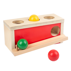 Montessori Wooden <strong>Toys</strong> for 1-3 Years CPC Certified <strong>Educational</strong> <strong>Ball</strong> Tracker <strong>Drop</strong> Push <strong>Toy</strong> Object Permanence Box Great Games for - Product Image 4