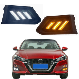 Pour <span class=keywords><strong>Nissan</strong></span> <span class=keywords><strong>Altima</strong></span> Teana 2019 <span class=keywords><strong>2020</strong></span> 2021 LED feux de jour antibrouillard DRL clignotant conduite lampe lumière du jour pièces d'auto - Product Image 1