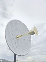 Antenne parabolique MIMO longue portée à grille hyperbolique 2*35dBi, alimentateur d'antenne de communication 1700-4200MHz, antenne MIMO