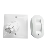 DC9V 12V filaire passif PIR capteur infrarouge détecteur de mouvement Angle réglable rideau pour fenêtre porte entrée système d'alarme de sécurité
