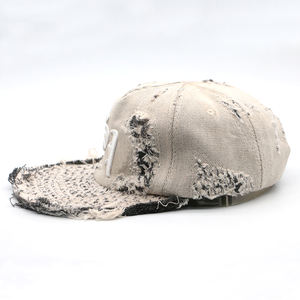 New Product Unstructured Vintage Acid Washed <strong>Distressed</strong> Adjustable Size Unisex Custom Logo Baseball <strong>Caps</strong> Hat Dad Hats - Product Image 3