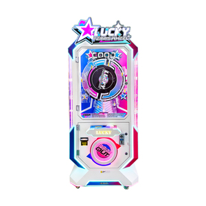 เครื่องเล่นเกมวง<span class=keywords><strong>ล้อ</strong></span><span class=keywords><strong>หมุน</strong></span>นำ<span class=keywords><strong>โชค</strong></span> 8 ช่อง พร้อมไฟ LED และเครื่องอ่านบัตร ใช้เหรียญหยอดเล่นได้ - Product Image 1