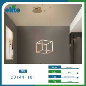 Moderno contemporaneo LED luce del ciondolo caldo cubo bianco Design per la decorazione dell'home Office 3000K CCT sospensione per la sala ristorante - Product Image 1