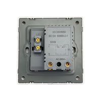 UK Standard One Gang Speed Dimmer Switch 10 ans de garantie Hotel Design Switch Socket Wall Electric Light Wall Switch