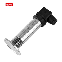 YEZON PY213K 1.5'' Sanitary Flush Tri Clamp Flat Film Pressure Transmitter 304SS IP65 Food Grade Gauge/Absolute Pressure for