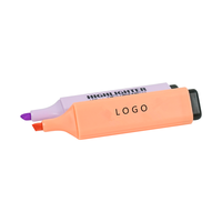 Grosir penggunaan jurnal mewah 6 pak warna kuning kualitas tinggi penanda Highlighter neon terbaik dengan Logo