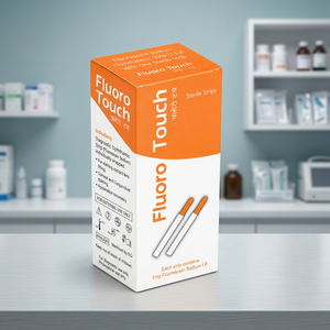 Tiras Oftálmicas de Fluoresceína Sódica Fluoro Touch DP-5288 (Paquete de 100, Vida Útil de 2 Años) - Product Image 3