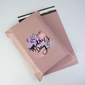 KHX Hot Style Competitive Price Wholesale Biodegradable 12x15 Matte Black Pink Poly Mailer Bags For Jewelry