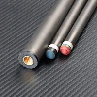Batang Tongkat Biliar Serat Karbon, Tongkat Biliar Karbon Pro Taper 11.8mm 12.4mm, Defleksi Rendah, Tongkat Snooker & Biliar