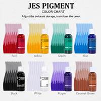TIMESRUI Colorant liquide pigmenté ultra concentré à base d'eau, non toxique, pour Jesmonite, plâtre, résine aqueuse, ciment, béton