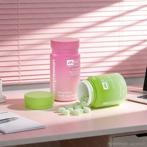 Factory Price Manufacturer Logo Customized Food Grade Empty Medicine Capsule <b>Bottle</b> Packaging PET Plastic Pill <b>Bottles</b> - Product Image 1