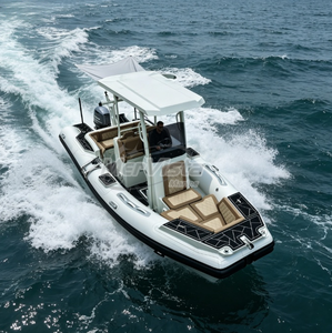 <span class=keywords><strong>Bateau</strong></span> <span class=keywords><strong>de</strong></span> pêche en aluminium économique et fiable <span class=keywords><strong>de</strong></span> 580 cm avec tissu PVC robuste et toit extensible pratique - Product Image 2