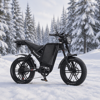 Moteur de moyeu arrière sans balais 48V pour Ranger, batterie lithium, vélo électrique tout-terrain, design rétro compact, vitesses variables