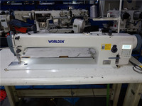 Machine synchrone à bras long (56 cm) WD 0303L-56 à alimentation supérieure et inférieure, à prix réduit, avec coupe-fil automatique