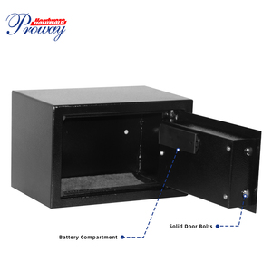 PROWAY 20 25 30 High Security Intelligent Safe <b>Box</b> with LCD Display Electronic Digital <b>Lock</b> Blue Background Light - Product Image 5