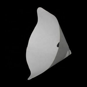 1000pcs White Paper <strong>Funnel</strong> Nylon <strong>Filter</strong> Conical <strong>Mesh</strong> Paint <strong>Strainer</strong> - Product Image 2