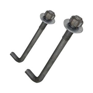 Ancre de type L haute résistance avec plaque soudée pour structure en acier, quincaillerie encastrée - Product Image 2