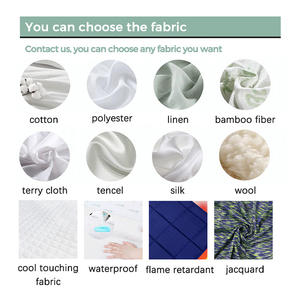 Protecteur <span class=keywords><strong>de</strong></span> matelas imperméable <span class=keywords><strong>de</strong></span> tissu <span class=keywords><strong>de</strong></span> coton <span class=keywords><strong>de</strong></span> flanelle teint par <span class=keywords><strong>sortie</strong></span> d'usine avec l'élastique - Product Image 5