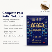 Miao Luo Jiu Wei Pain Relief Plaster : Soulage les douleurs au cou, aux épaules, à la taille et aux genoux, les tensions lombaires et favorise la récupération des contusions