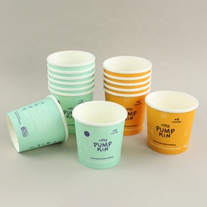 Bol à <span class=keywords><strong>soupe</strong></span> de nouilles chaudes en papier kraft blanc biodégradable compostable avec couvercle en PP - Product Image 5