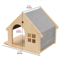 Hamac mural pour chat, idéal pour grands chats ou chatons, en bois et corde de sisal, étagères murales et perchoirs, mobilier de lit pour saut et jeux