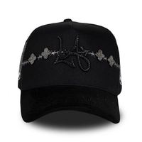 Nouvelle Arrivée Casquette de Baseball Gorra Rico Hats El Barbas Chrome Rico Muerto avec Logo Brodé, Image Sportive, 100% Coton
