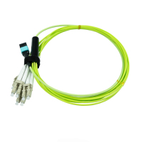 Cordon de brassage optique YTOPTO MPO de niveau A MOP-LC SM/multimode avec longueur personnalisée pour application 10 Gbit/s