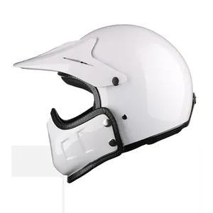 Cool design skull viking stile graffito materiale ABS ciclismo luce motocross casco moto