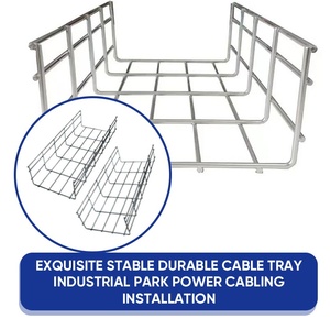 Canaux de câbles en treillis métallique transparents pour une inspection facile et une maintenance ultérieure des câbles, conception entièrement personnalisable - Product Image 1