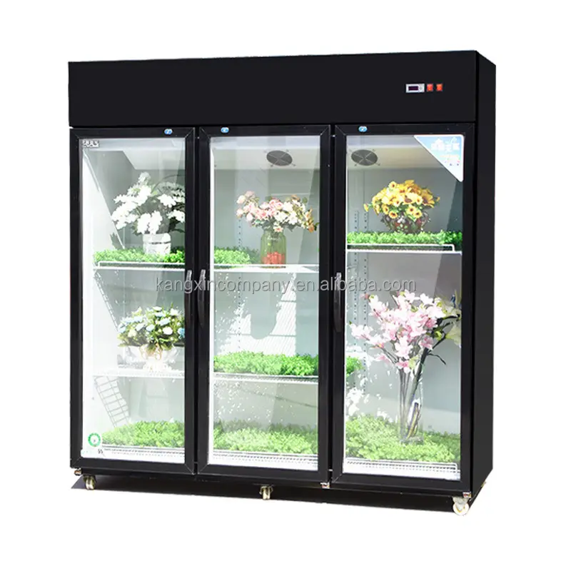 高効率花用冷蔵ディスプレイキャビネット冷蔵庫使用花用冷蔵庫