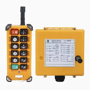 Hot sale 8 button 12 button Wireless Switch Dual Speed Radio Remote Control For Crane Electric Hoist Industrial Remote Control