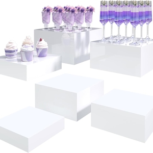 레스토랑 주방 및 호텔 에 적합한 내구성 흰색 아크릴 뷔페 식품 디스플레이 - Product Image 1